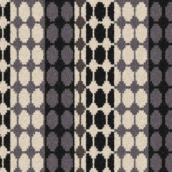 Quirky B Patterns Button Black