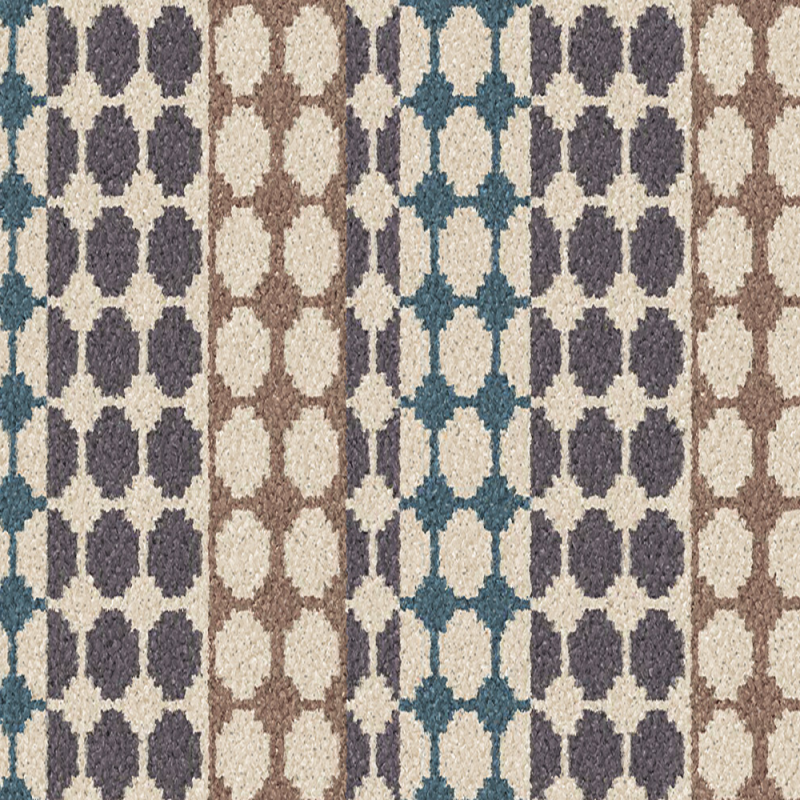 Quirky B Patterns Button Grey