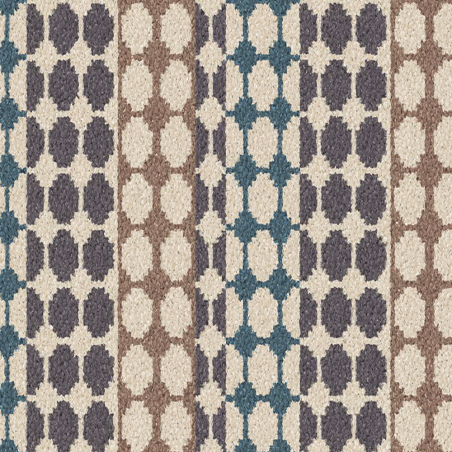 Quirky B Patterns Button Grey