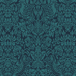 Quirky B Patterns Liberty Strawberry Meadow Peacock