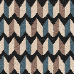 Quirky B Patterns Ribbon Black