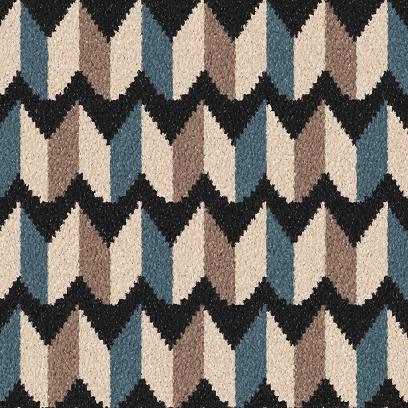 Quirky B Patterns Ribbon Black