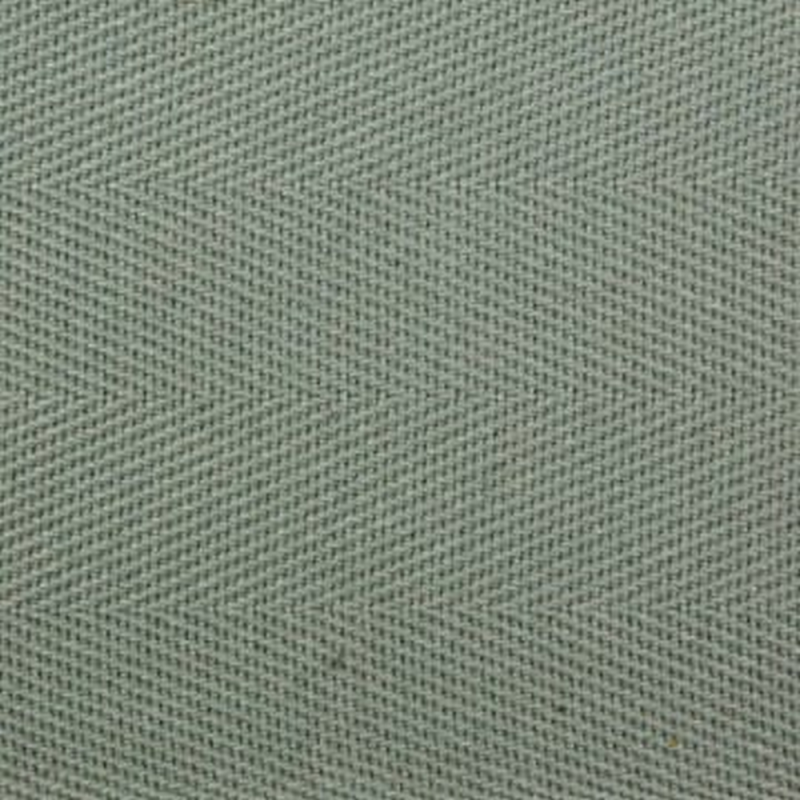 Cotton Herringbone Duck Egg