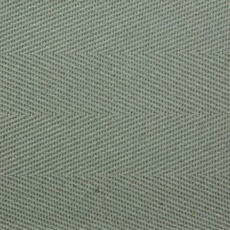 Cotton Herringbone Duck Egg