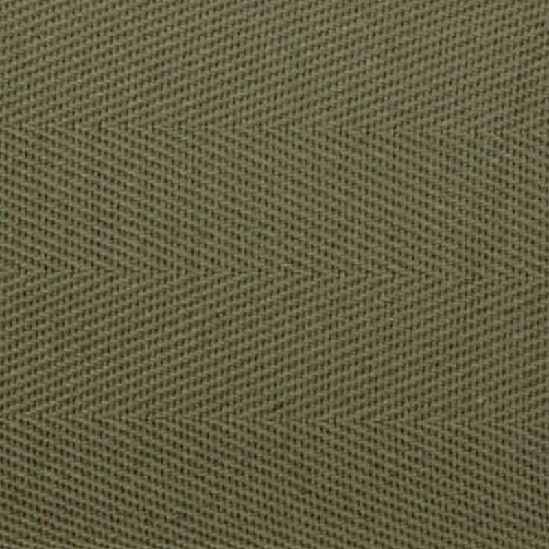 Cotton Herringbone Olive