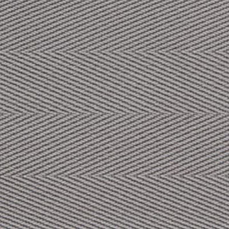 Cotton Herringbone Silver